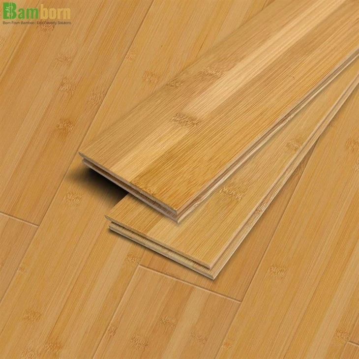Vertikalaus rašto bambuko sienų apmušimo lenta